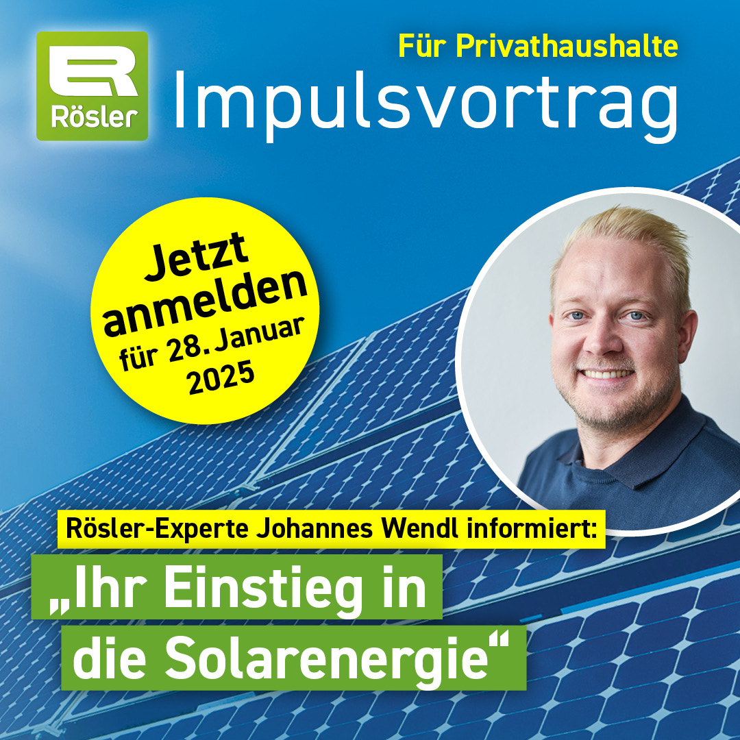 Rösler News Impulsvortrag